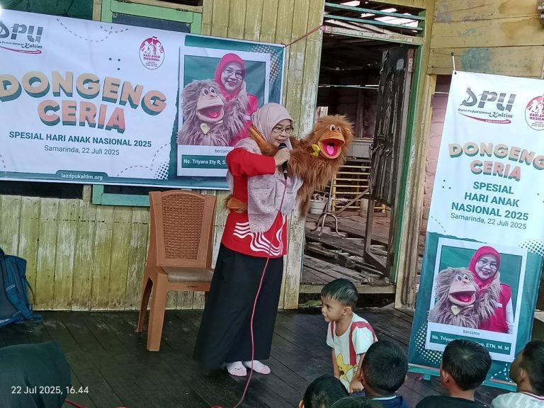 Dongeng Ceria dan PMT Spesial Hari Anak Nasional 2025 di Posyandu Ayu