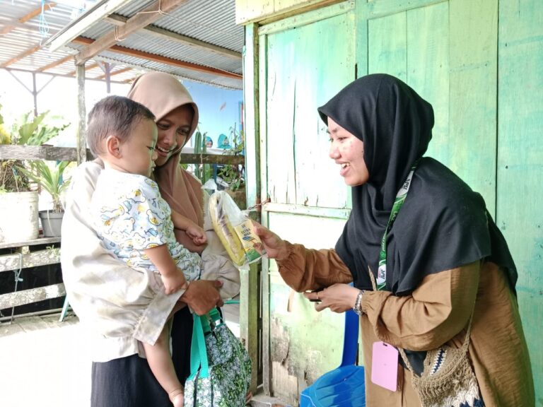 Perkuat Layanan Kesehatan Balita, LAZ DPU Kaltim Hadir di Posyandu Ayu