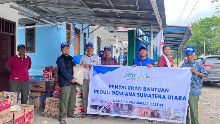 Sumatera Darurat Banjir Bandang, LAZ DPU Bersama Mitra Salurkan Bantuan Sembako di Tapanuli Selatan
