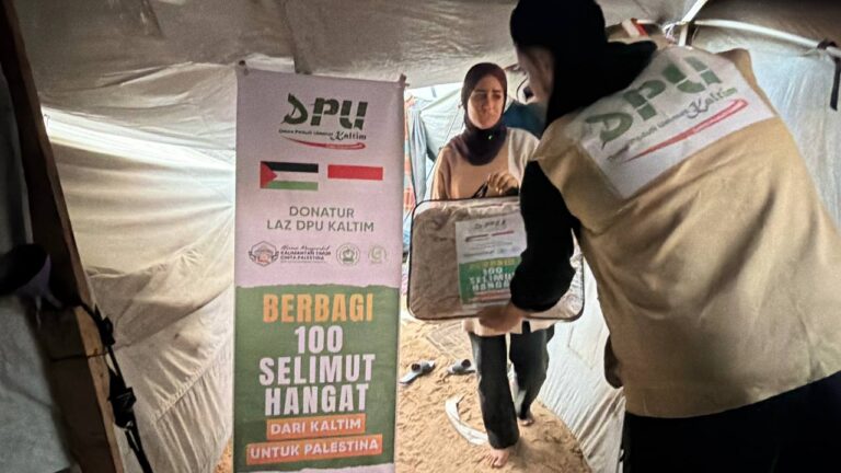 Selimut Hangat untuk Gaza: Kepedulian yang Terus Menyapa