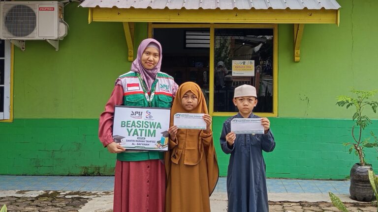 [Paser] LAZ DPU Kanwil Paser Salurkan Beasiswa Yatim untuk Santri Tahfidz Al-Bayyinah