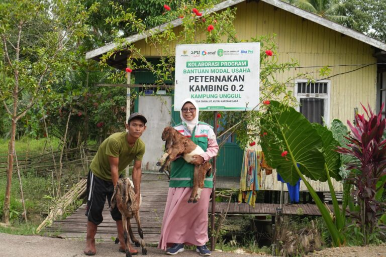 Monitoring Ternak Berhasil, Kambing Bapak Erhamsyah Berkembang Jadi 9 Ekor