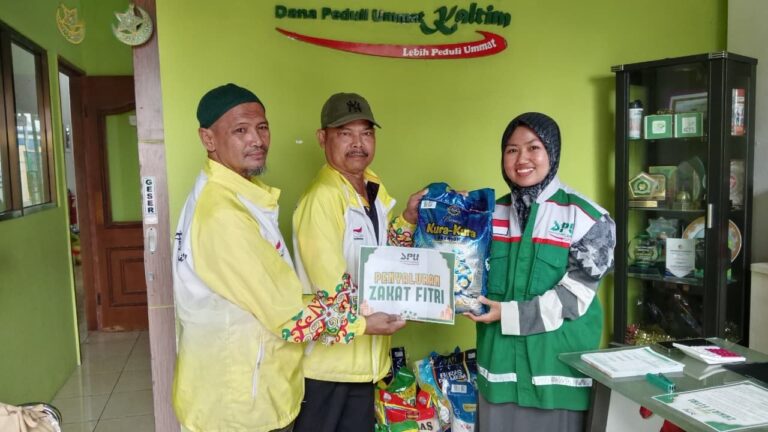 LAZ DPU Kaltim Salurkan Zakat Fitri untuk 1.995 Penerima Manfaat se-Kaltim